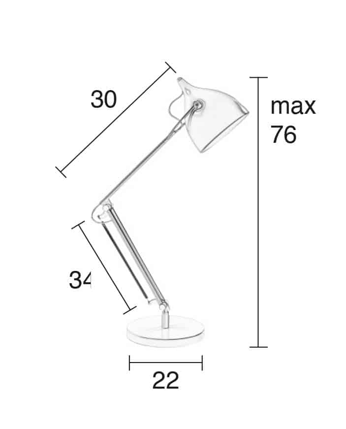 Cordelia binden Matroos Reader bureaulamp by Zuiver - Designshopp